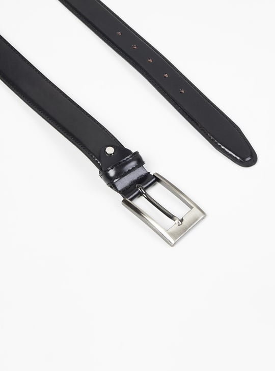 Leather Casual Black Belt