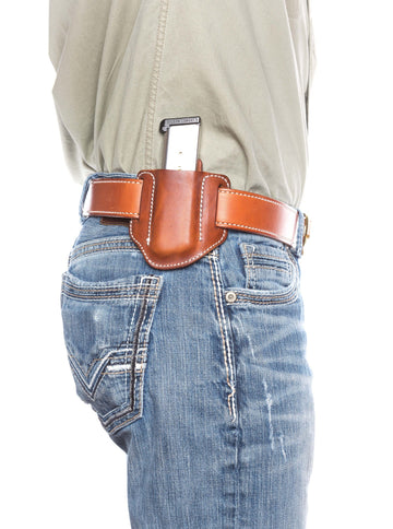 Leather Pistol Magazine Pouch | 100% Pure Leather